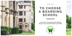 how not to choose a boarding school